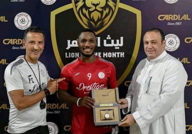 Odion Ighalo Named Al Shabaab Player Of The Month