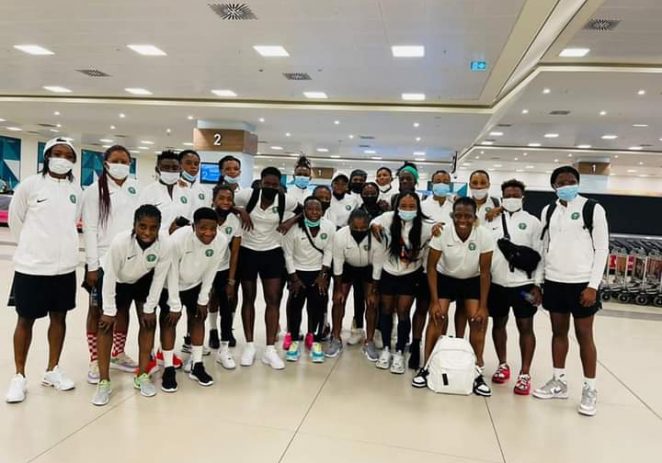 Super Falcons Return To Lagos After AWCON Qualifier Clash With Ghana’s Black Queens
