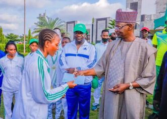NYG: Gov. Sule Rewards Nasarawa State Athletes, Promises To Build Standard Hockey Pitch