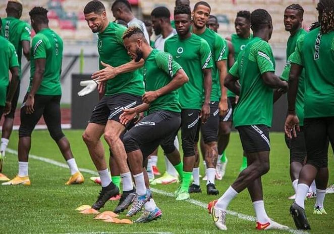 Qatar World Cup Race: Ighalo, Osimhen, Noble Missing As 21 Super Eagles Train Ahead Of Liberia Clash