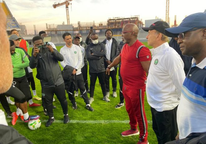 World Cup Qualifier: “No Room For Errors At All”, Pinnick Warns Super Eagles