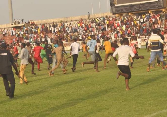 Breaking News: Rangers Players, Officials Held Hostage By Katsina United Fans