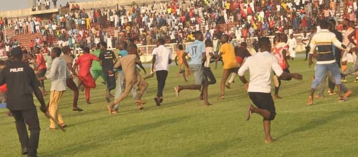 Breaking News: Rangers Players, Officials Held Hostage By Katsina United Fans