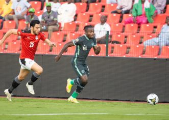 Nigeria Vs Egypt: Moses Simon Wishes Egyptian Defender Aram Tawfik Quick Recovery