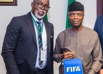 Vice President Osinbajo, Pinnick Say Mental Strength, Unity Key To Eagles Success In AFCON