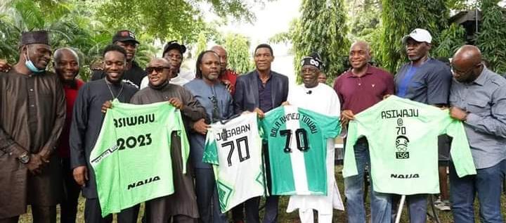 Tinubu @70: Former Super Eagles Players Show Support, As West Prays For More ‘Tinubus’ In Nigeria