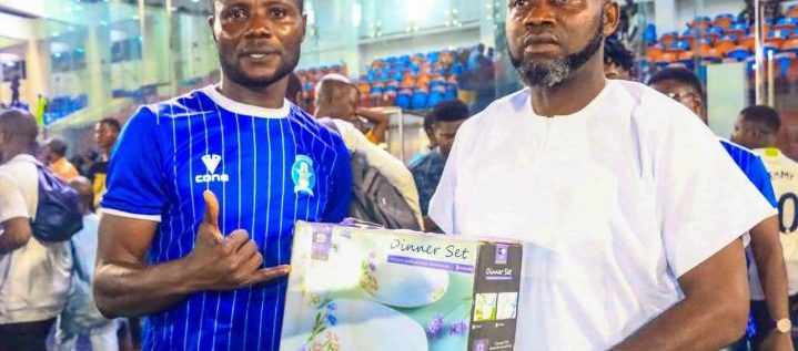 Adekunle Adeniyi Dedicates ‘King Of Match’ Award To Son