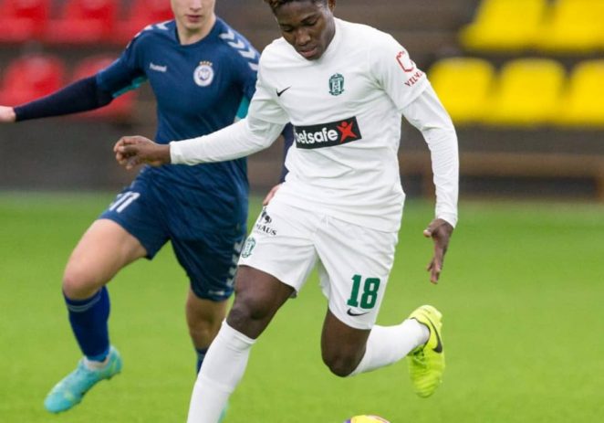 Nigerian Teenage Striker, Olubi Adams Continues Dominant Goal Scoring In Europe