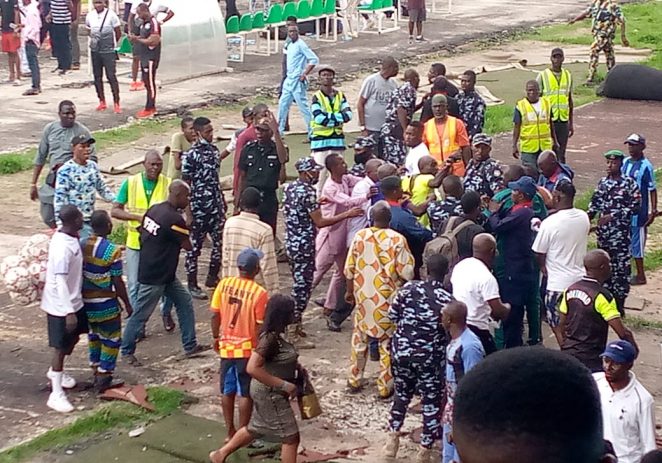League Of Rascality: NPFL Match Official Beaten In Lagos, Rivers United Held Hostage In Ilorin