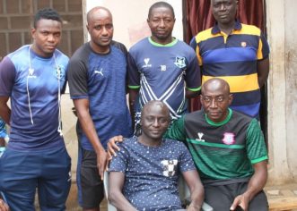 Tornadoes Visits Ex Golden Eaglets Player Who Suffered Career Ending Auto Crash 13 Years Ago, Donates Food Items, Cash