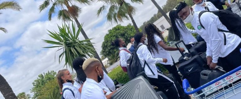 Super Falcons Arrives Morocco, As NFF Charges Them To win 10th Crown