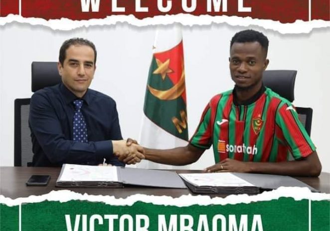 CONFIRMED: Victor Mbaoma Joins Algeria Side Mouloudia On A Two-year Deal