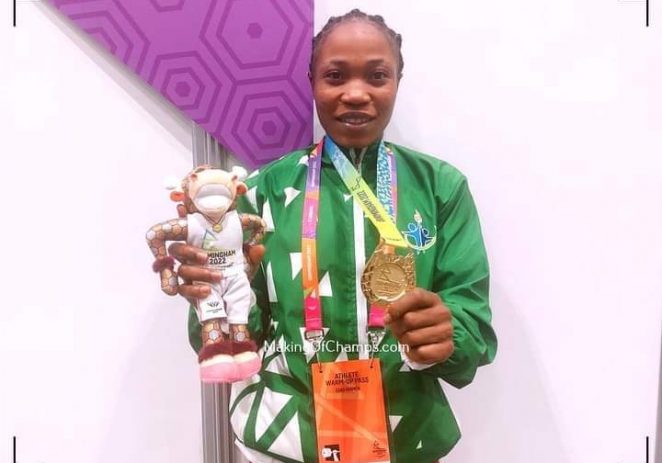 Commonwealth Games: NWF President Lauds Olarinoye Adijat On Winning Team Nigeria’s First Gold, Calls For More Support