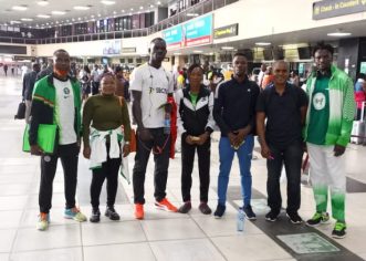 Team Nigeria Departs For 2022 Africa Taekwondo Championship