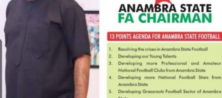 Chikelue Begins Transformation Of Anambra Grassroots Football, Appoints New Secretary, Others