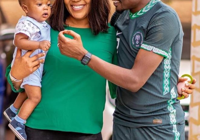 Super Eagles Captain Ahmed Musa, Wife Welcome New Baby Boy