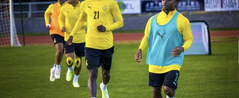 Ghana’s Black Stars Begin Training Ahead Of World Cup Friendly Against Brazil