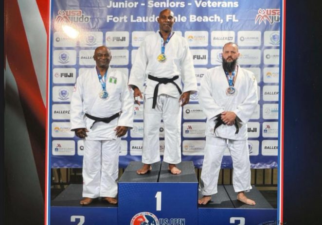 US Open: 56-year-old Nigerian Olatunji Disu Shines Among 500 Judokas