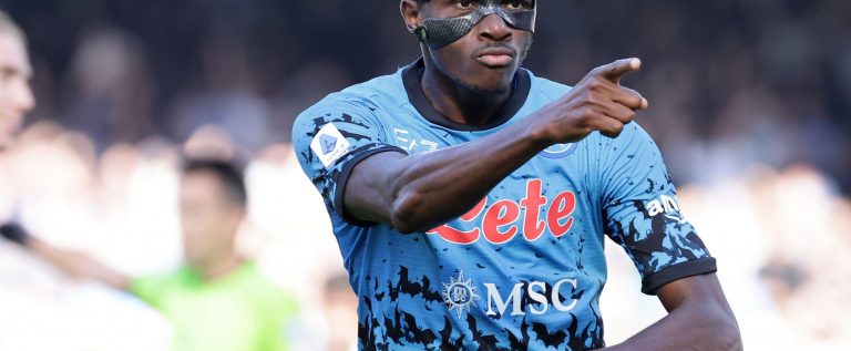 Victor Osimhen Scores League First Career Hat-trick As Napoli Thrash Sassuolo In Serie A