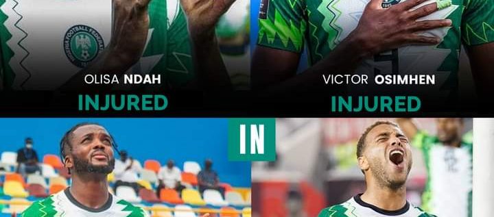 Nigeria Vs Portugal: Victor Osimhen, Ndah Out, Cyriel Dessers, Awaziem In