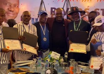 Gov. Wike Bestows Rivers Highest Honour On Rivers United Players, Officials