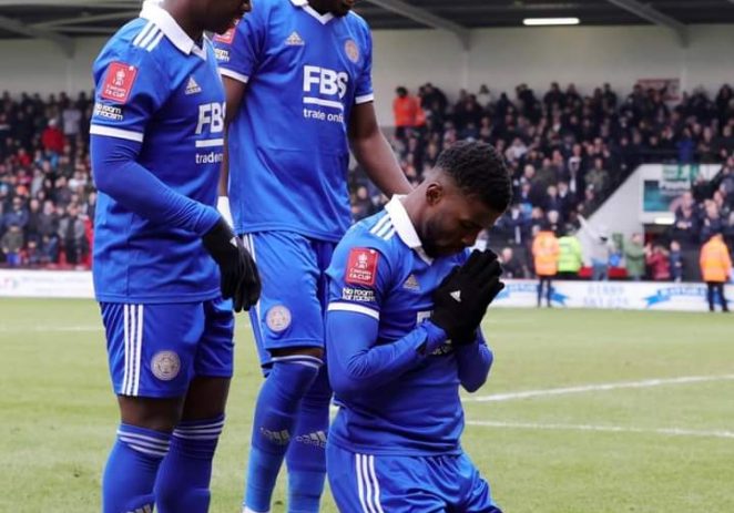 Again, Kelechi Iheanacho Powers Leicester City Into FA Cup 5th Round