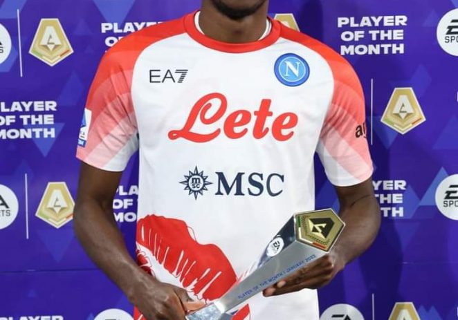 Victor Osimhen Nominated For Serie A Player Of The Month Of February