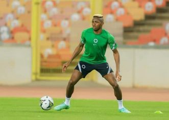 2023 AFCON Qualifier: Victor Osimhen Joins Super Eagles Camp In Abuja