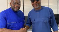 Abia Warriors Chairman John Obuh Pays Official Visit To Abia Commissioner Assures Of Team’s Improvement