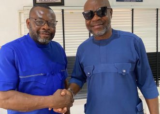 Abia Warriors Chairman John Obuh Pays Official Visit To Abia Commissioner Assures Of Team’s Improvement