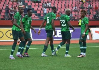 Osimhen Scores Hat Trick As Super Eagles Thrash Sao Tome In Final AFCON Qualifier