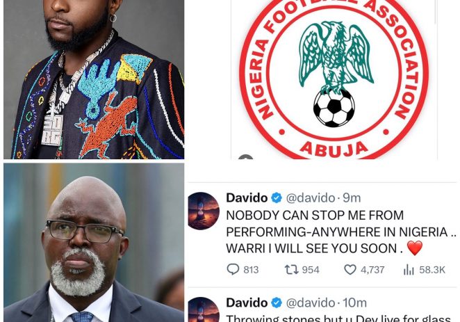“Nobody Can Stop Me From Performing Anywhere In Nigeria” – Davido Replies Pinnick