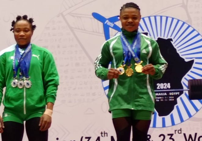 Africa Senior Weightlifting C’ship: Nigeria Shows Dominance As Lawal, Adijat Win Six Medals In Egypt