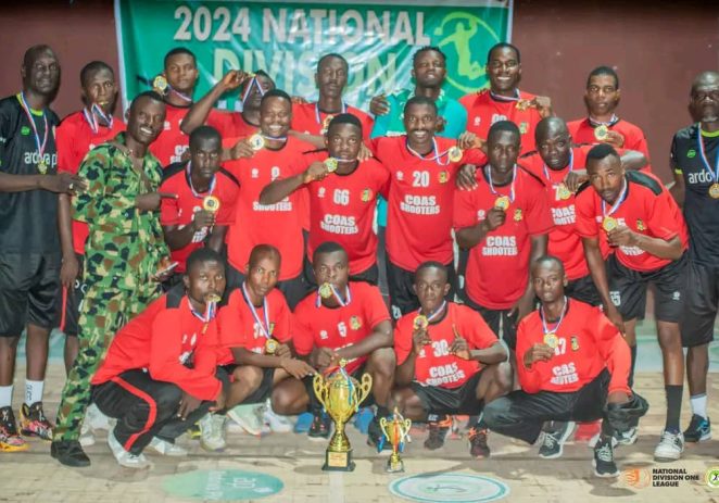 COAS Shooters wins 2024 National Division One, Gains Promotion To 2025 Handball League