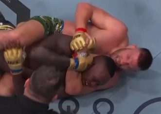 Watch Video: Israel Adesanya Loses UFC Fight Against Dricus du Plessis in 4th-round submission