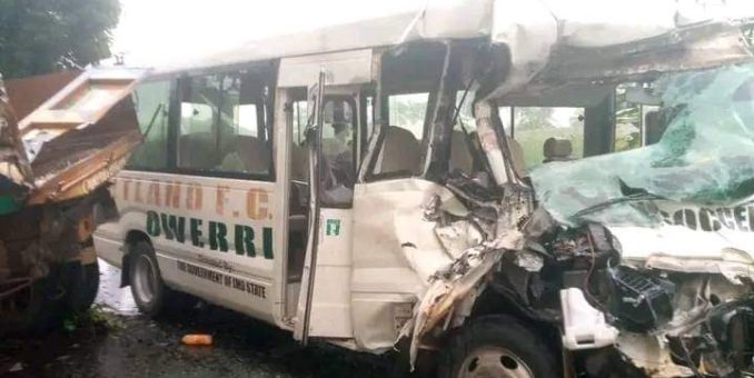 BREAKING NEWS: Heartland FC Involved In Ghastly Accident, Players, Officials Injured