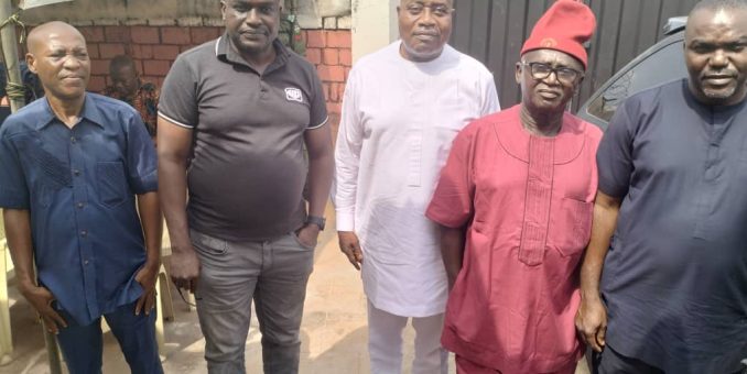 National Grammar School Nike Old Boys Association pays Condolence Visit to Christian Chukwu’s Family