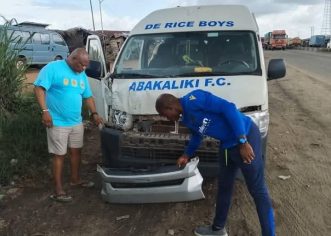 BREAKING NEWS: Abakaliki FC Bus Involved in Accident
