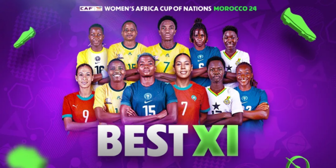CAF Names Four Super Falcons Players In WAFCON 2024 Best XI, Madugu as Coach
