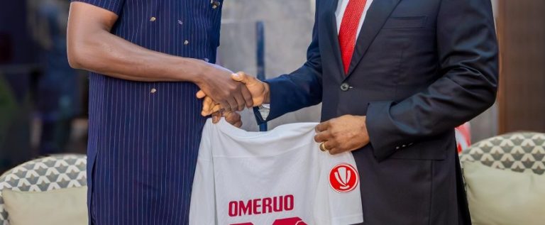 Gov Mbah Pledges to Support Kenneth Omeruo Football Scouting Project