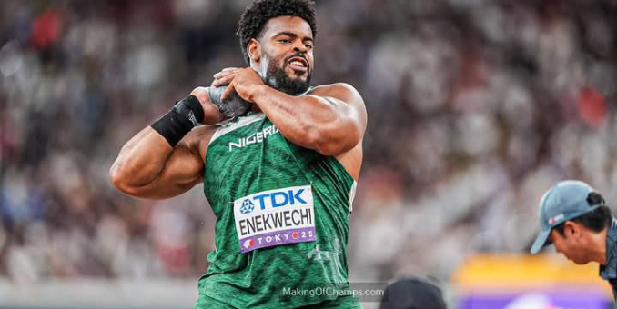 World Athletics Championships: Ajayi, Okon, Storm into 100m Semi-final, Enekwechi Finishes 5th in Shotput
