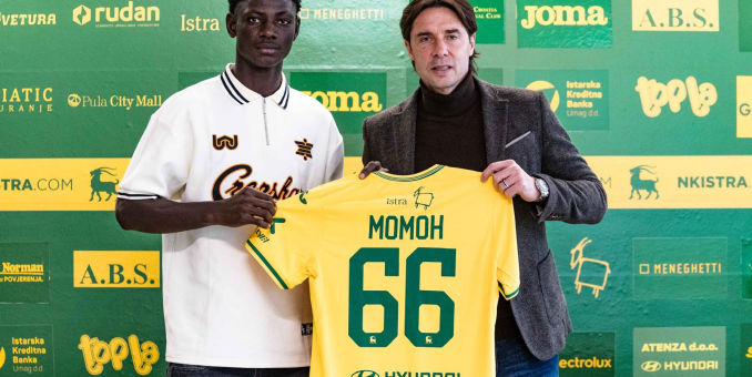 Croatoian Giants sign Mavlon FC Teenage Defender on Five Years deal