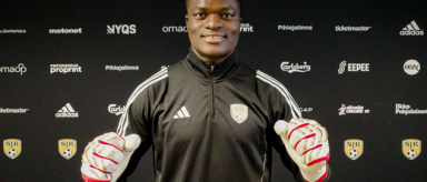 Ex-Flying Eagles goalkeeper Friday earns first start for senior team in Europe