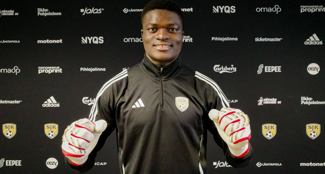 Ex-Flying Eagles goalkeeper Friday earns first start for senior team in Europe
