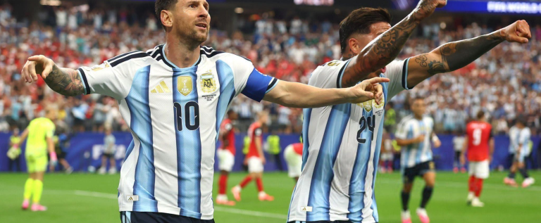 Messi Breaks World Cup Record as Argentina beat Austria to reach Round of 32