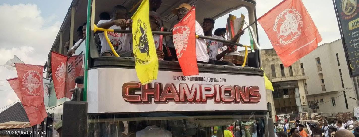 NPFL Title Triumph: Gov. Mbah Splashes ₦150 Million on Rangers, Gifts Land; Assures CAF Champions League to be Played in Enugu