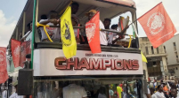 NPFL Title Triumph: Gov. Mbah Splashes ₦150 Million on Rangers, Gifts Land; Assures CAF Champions League to be Played in Enugu