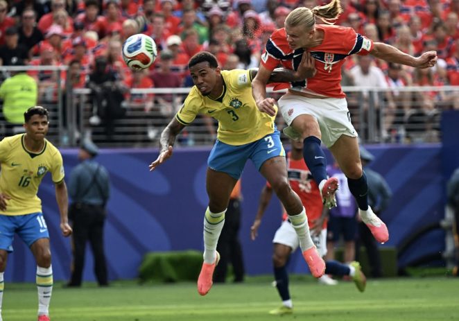 Haaland Nets Brace as Norway Bundles Brazil Out of World Cup