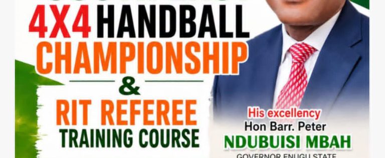 South East 4×4 Handball Championship, Referees Training End in Enugu On Saturday