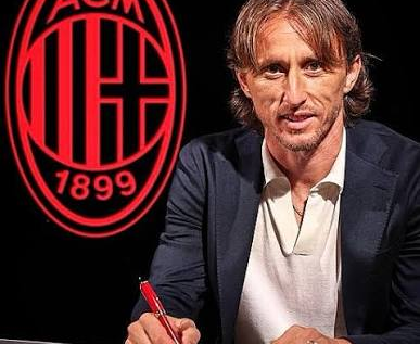 Modric Signs New AC Milan Contract Until 2027